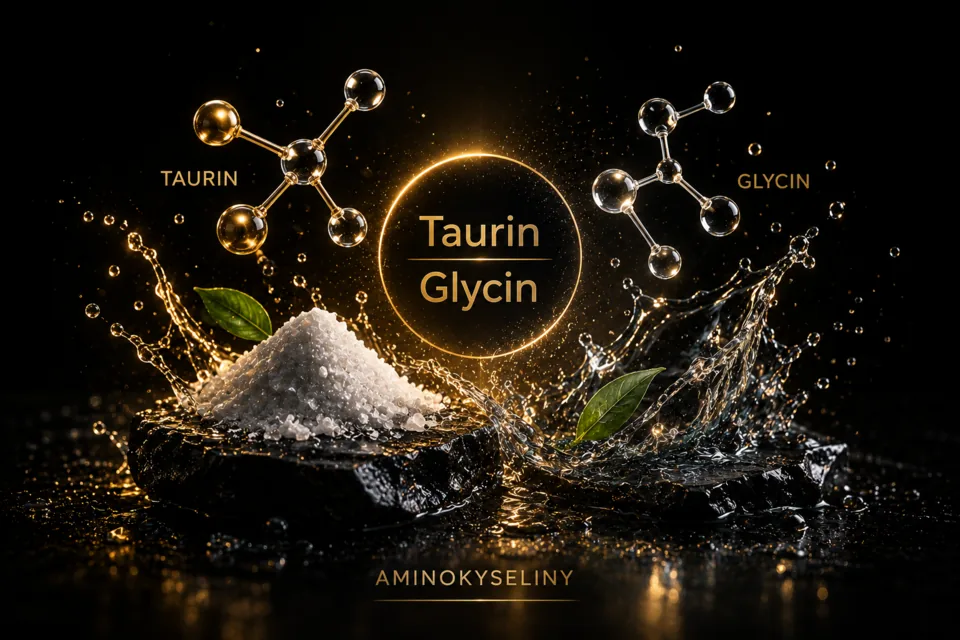 L-taurin a glycin v receptuře RELYQ