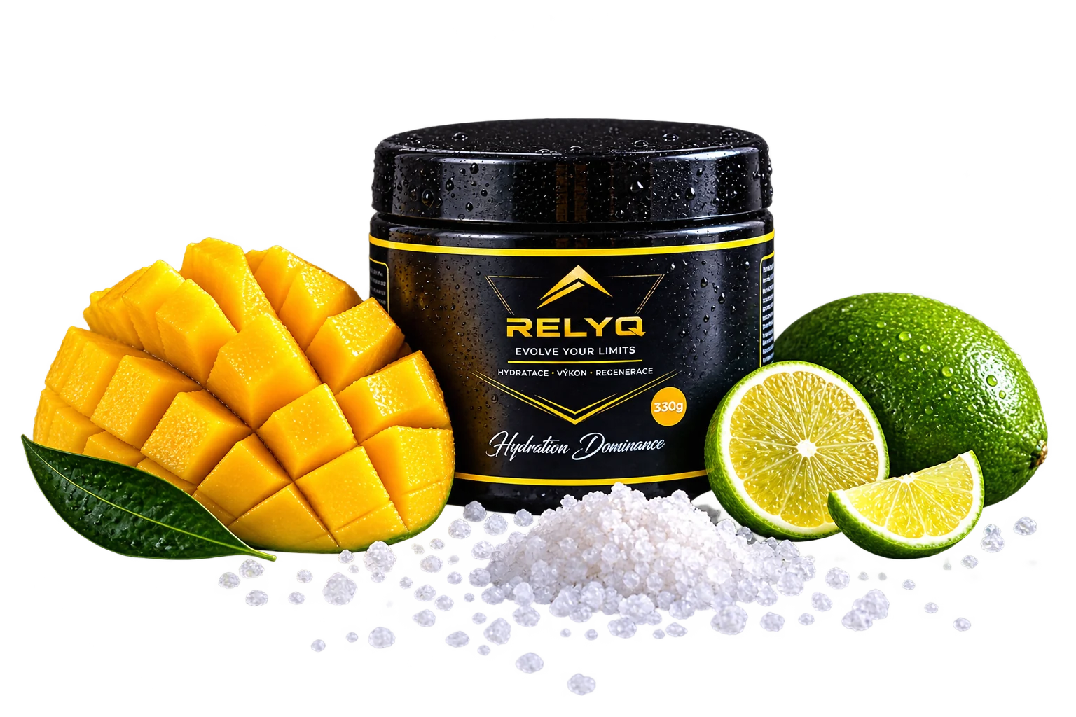 RELYQ Performance Electrolytes s mangem, limetkou a minerální solí