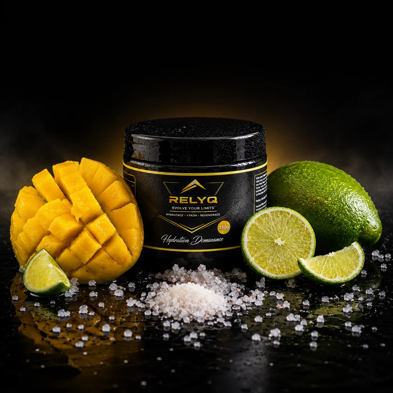 RELYQ Performance Electrolytes s mangem, limetkou a minerální solí